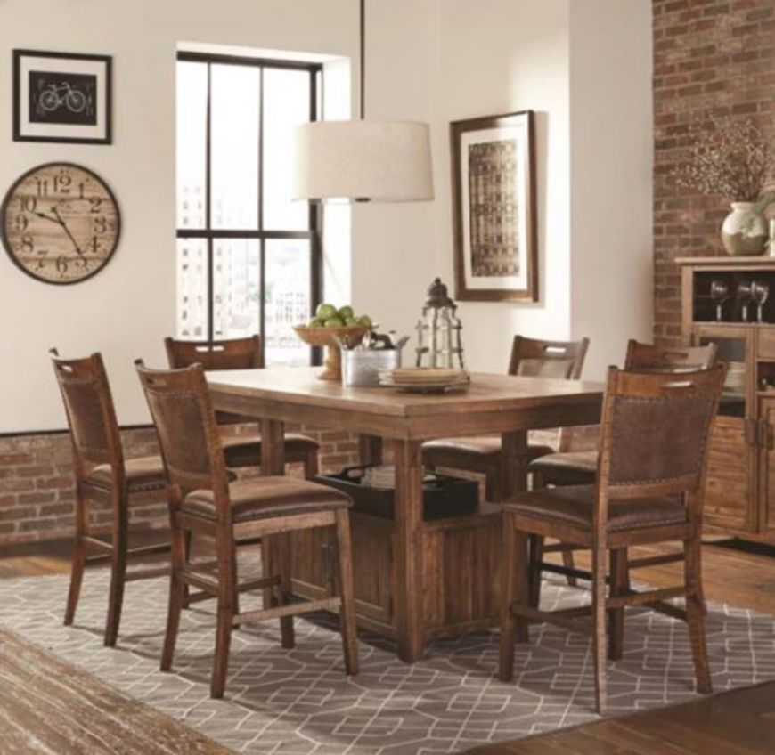Picture of Aldo Brown 7PC Dining Set 