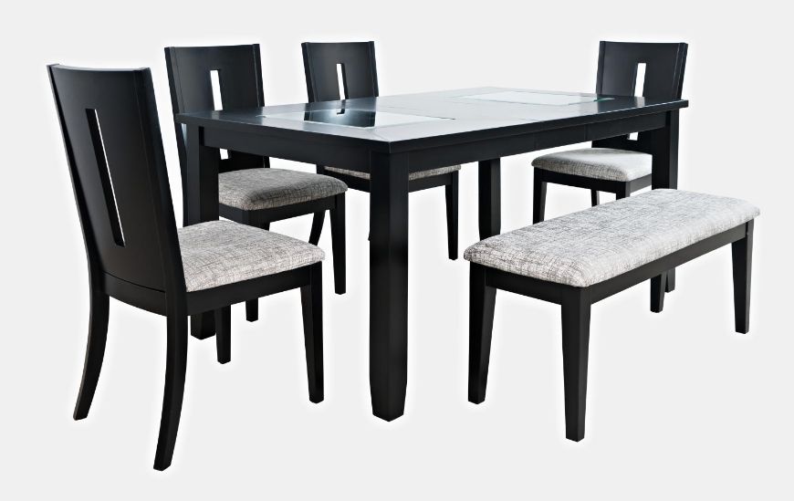 Picture of Urban Icon Black Ext Dining Table 6PC Set