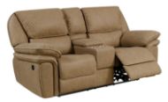 Picture of Allyn Lt. Brown Power Reclining Loveseat