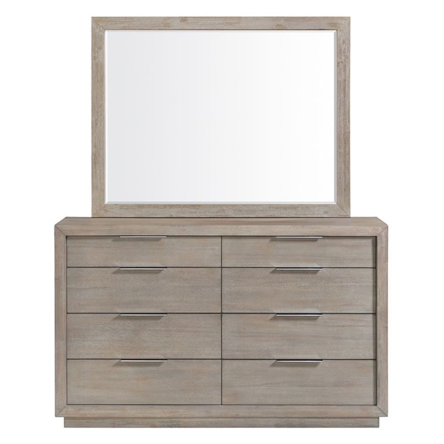 Picture of Arcadia Grey Dresser  Mirror