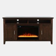 Picture of Urban Icon Merlot Electric Fireplace Media Console
