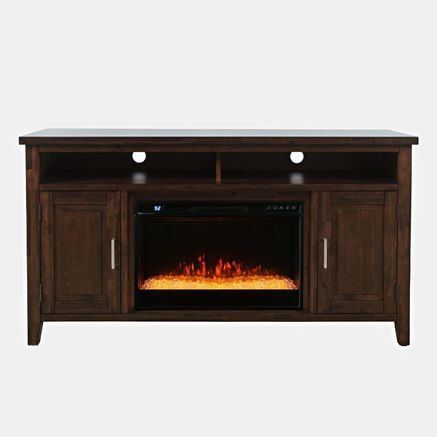 Picture of Urban Icon Merlot Electric Fireplace Media Console