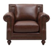 Picture of Bayliss Rustic Brown Leather Chair