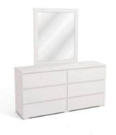 Picture of Bellavista White Dresser Mirror 