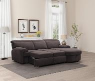 Picture of Ruffin Chocolate 2PC Sectional