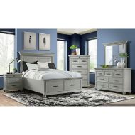 Picture of Slater Grey King Storage Bed 