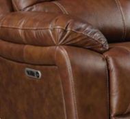 Picture of Saddle Power Leather Reclining Sofa 