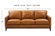 Picture of Newport Camel Leather Sofa