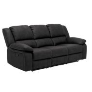 Picture of Navaro Black Reclining Sofa