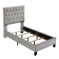 Picture of Amelia Lt Grey Twin Bed  
