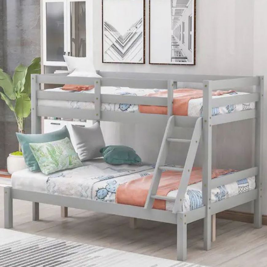 Picture of Grey Twin over Full Bunk Bed