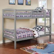 Picture of Grey Twin over Twin Bunk Bed