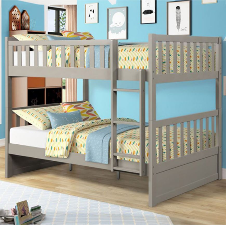 Picture of Grey Full over Full Bunk Bed