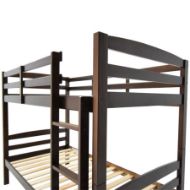 Picture of Espresso Black Twin over Twin Bunk Bed