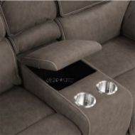 Picture of Allyn Gray Power Reclining Loveseat 