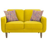 Picture of Jax Yellow Loveseat